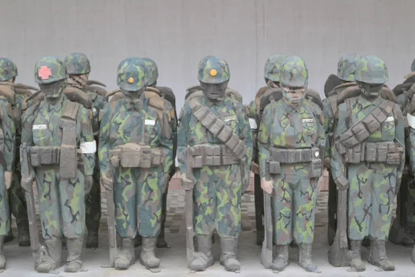 The art of army  4 may 2014 hk — Stock Photo, Image