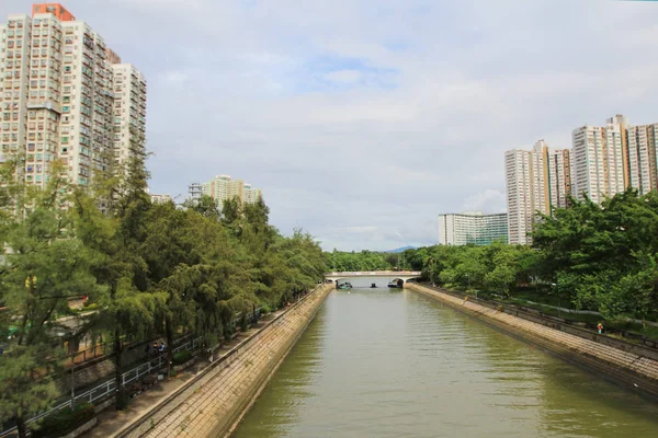 Κτήρια κατοικιών στο Tai Po νέα πόλη, — Φωτογραφία Αρχείου