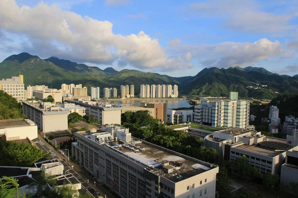 香港的中文大学 — 图库照片