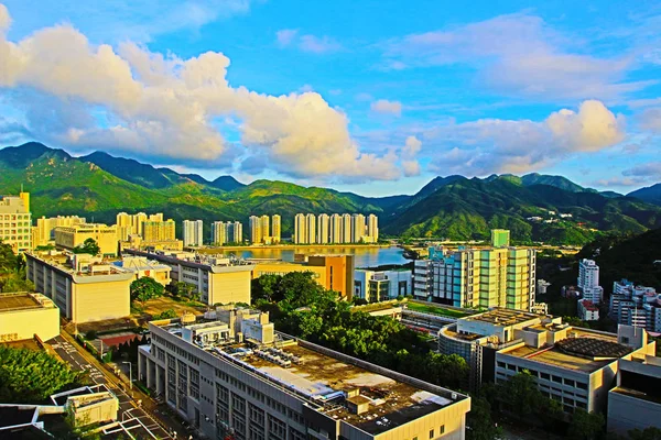 香港的中文大学 — 图库照片