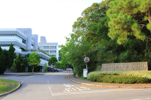 香港的中文大学 — 图库照片