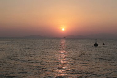 Batı Lamma kanal günbatımı