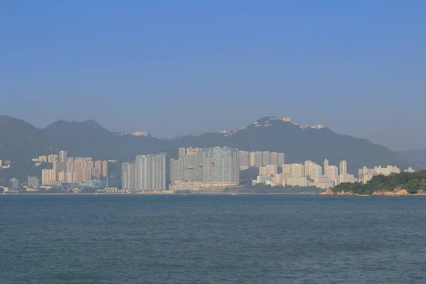 West Lamma csatorna nézet Wah Fu Estate, hong kong — Stock Fotó