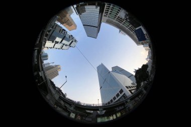 Hong Kong merkezinde görünüm 