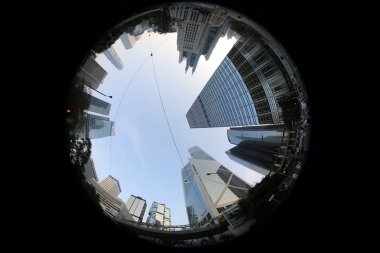 Hong Kong merkezinde görünüm 