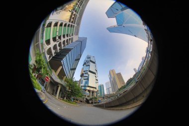 Hong Kong merkezinde görünüm 