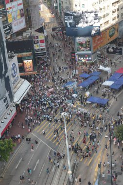 Şemsiye Devrimi hong kong 5 Ekim 2014 