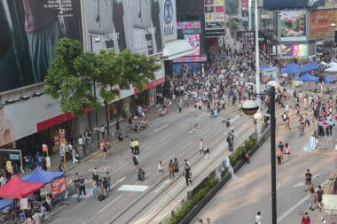 Şemsiye Devrimi hong kong 5 Ekim 2014 