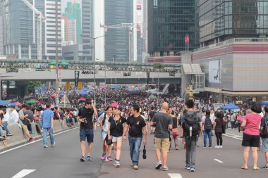 Merkez işgal Hong Kong şehir Road