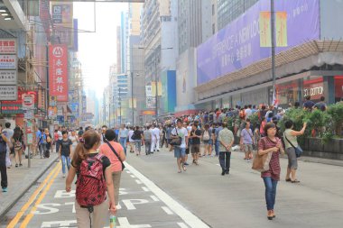 Mong Kok üzerinde Ekim 2014 şemsiye devrim