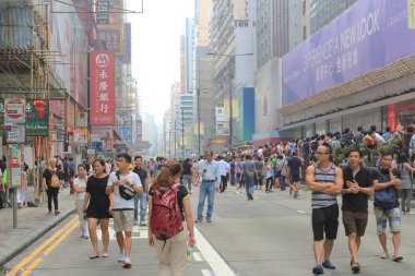 Mong Kok üzerinde Ekim 2014 şemsiye devrim