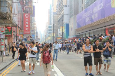 Mong Kok üzerinde Ekim 2014 şemsiye devrim