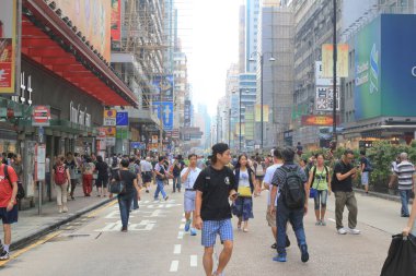 Mong Kok üzerinde Ekim 2014 şemsiye devrim