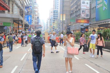 Mong Kok üzerinde Ekim 2014 şemsiye devrim