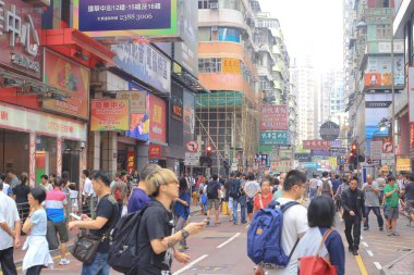 Mong Kok üzerinde Ekim 2014 şemsiye devrim