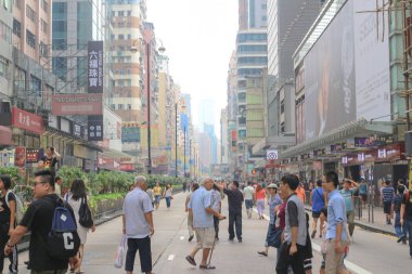 Mong Kok üzerinde Ekim 2014 şemsiye devrim