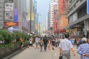 Mong Kok üzerinde Ekim 2014 şemsiye devrim