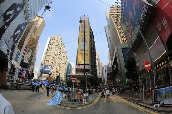 Paraplu revolutie, hong kong — Stockfoto