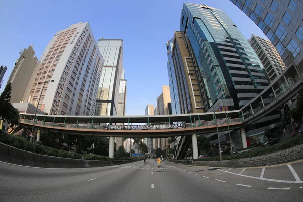 Moderne kantoorgebouwen in centraal Hongkong — Stockfoto