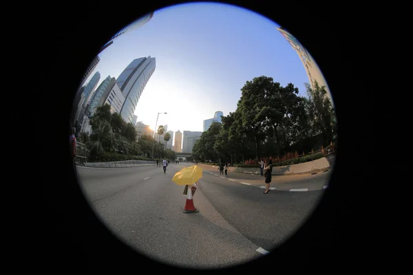伞革命, 香港 — 图库照片