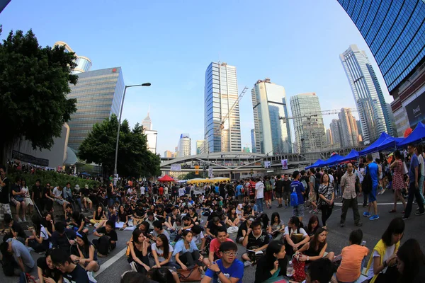 Deštník revoluce, hong kong — Stock fotografie