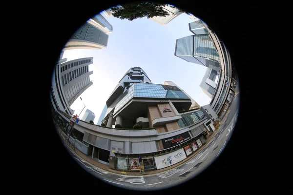 Vista en el centro de Hong Kong — Foto de Stock