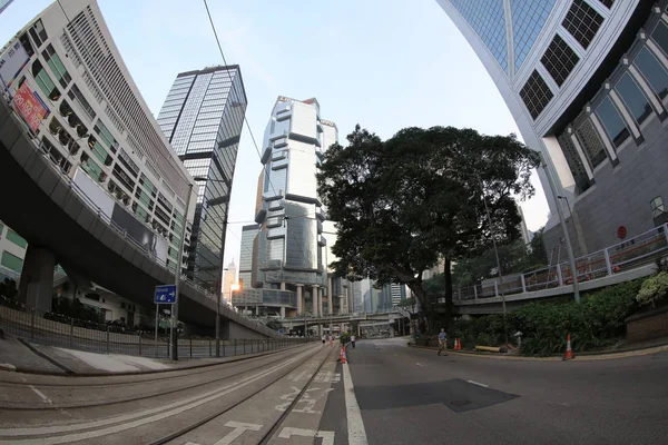 Pohled do centra Hongkongu — Stock fotografie