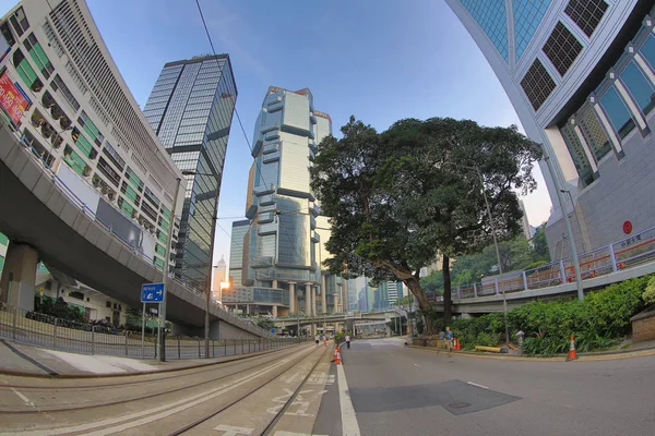 Uitzicht in het centrum van Hong Kong — Stockfoto