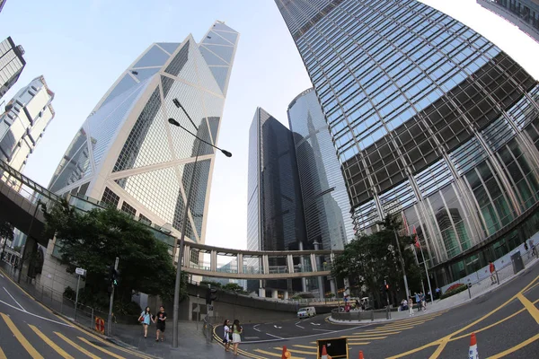 Vista en el centro de Hong Kong —  Fotos de Stock