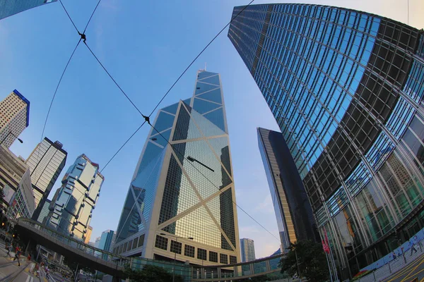 Vista no hong kong central — Fotografia de Stock