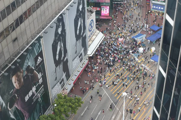 Paraguas Revolución hong kong 5 Oct 2014 — Foto de Stock