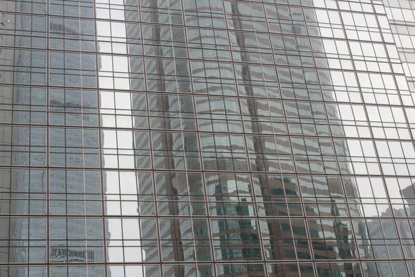 Building Reflection window glass — Stock Photo, Image