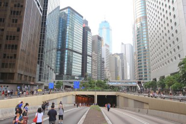 Şemsiye Devrimi 1 Ekim 2014 hong kong 
