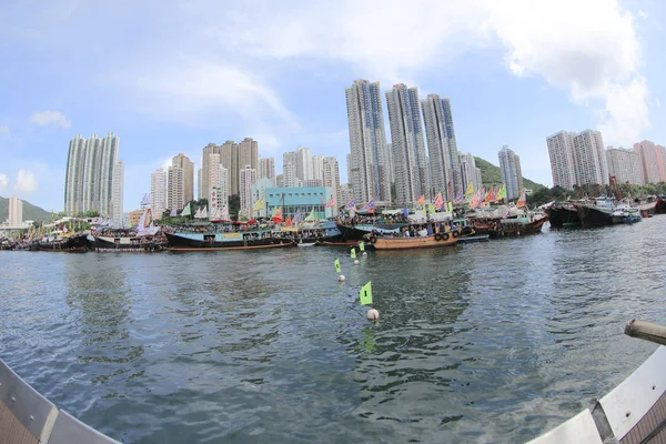 2 june 2014  Aberdeen dragon Boats racing — Stock Photo, Image