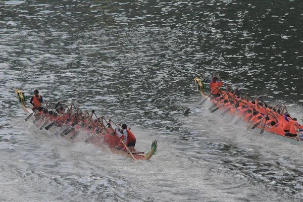 2 июня 2014 Aberdeen Dragon Boat Festiva — стоковое фото