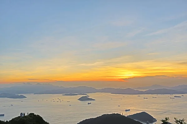 Vista em Mount High West Viewing Point hk — Fotografia de Stock
