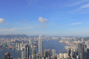 View of Hong Kong skyline from the Peak