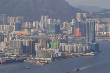 kowloon yan görünümü zirvede28 Haziran 2014