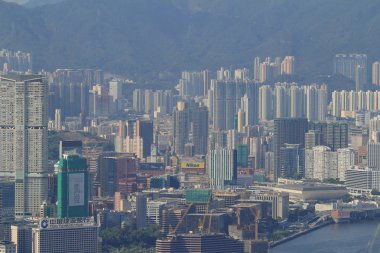 kowloon yan görünümü zirvede28 Haziran 2014