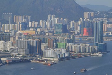 kowloon yan görünümü zirvede28 Haziran 2014