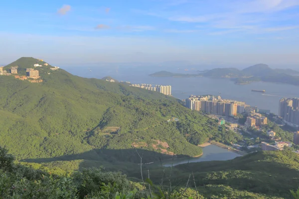 Ciberpuerto en Hong Kong isla de Telegraph Bay — Foto de Stock