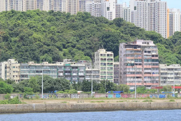 油塘观塘在香港 — 图库照片