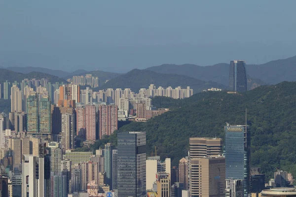 View from the peak hk 28 June 2014 — Stok fotoğraf