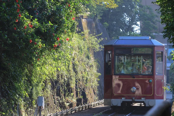 28 June 2014 the peak tram hk — Stock Photo, Image