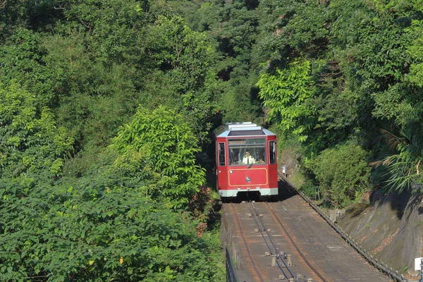 28 Ιουνίου 2014 η κορυφή του τραμ HK — Φωτογραφία Αρχείου