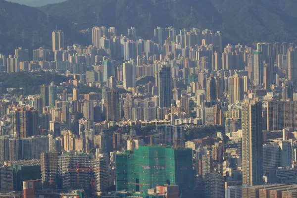 현대 도시 마천루 28 6월 2014 hk — 스톡 사진