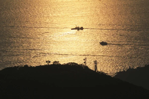 Nádherný západ slunce na moři. 28. června 2014 — Stock fotografie