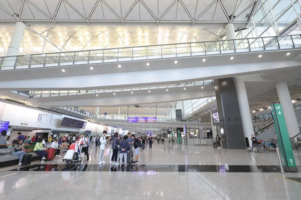 Interieur HK International Airport. 11 mei 2019 — Stockfoto