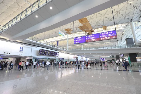 Interieur HK International Airport. 11 mei 2019 — Stockfoto