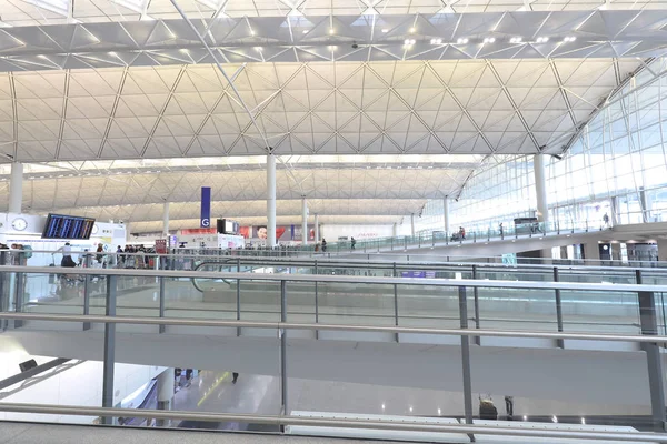 11 mei 2019 interieur HK International Airport. — Stockfoto